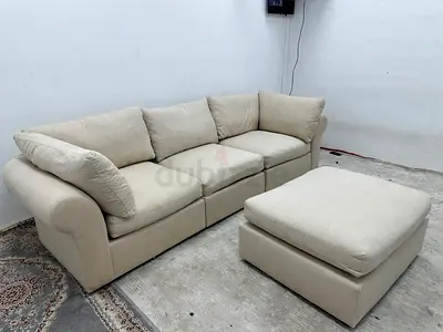 Perfect condition pottery barn modular sofa