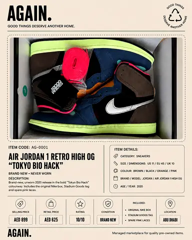 Air Jordan 1 Retro High OG “Tokyo Bio Hack”