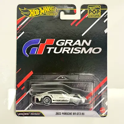 HOT WHEELS 2022 Porsche Premium 911 GT3 RS Gran Turismo Pop Culture (1/64)