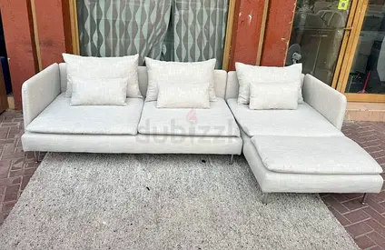 Almost brand new Ikea Sodhremn L Shape Sofa Beige