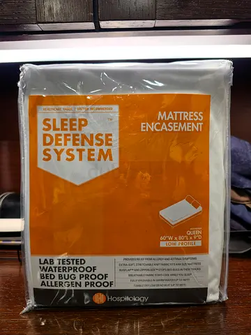 New Mattress Encasement - Sleep Defense System (Allergen & Bed Bug Proof)