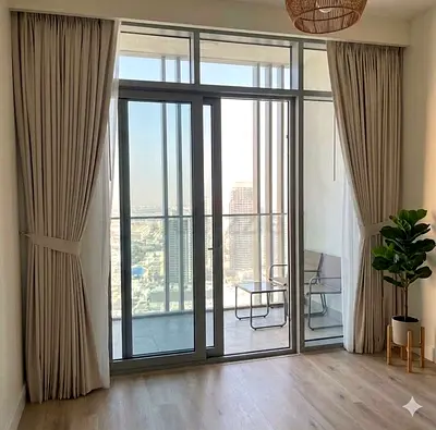 Curtains and sheer curtains