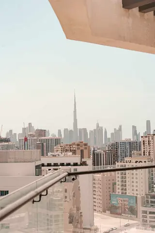 Sweeping Skyline Views from Your Private Terrace in Al Jaddaf