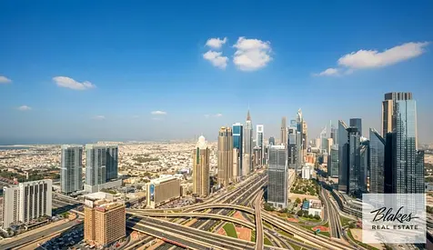 شقة فندقية بغرفتي نوم | العنوان برج سكاي فيو 2 | إطلالات البرج والأفق | مفروشة