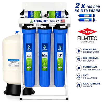 200 GPD RO Water Purifier | Commercial Reverse Osmosis Water Filter