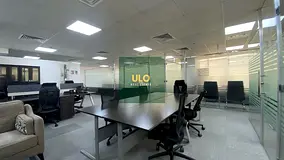 Furnished Office | Mazaya Business Avenue BB-2 | Glass-Partition Layout