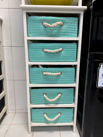 Colorful storage drawer