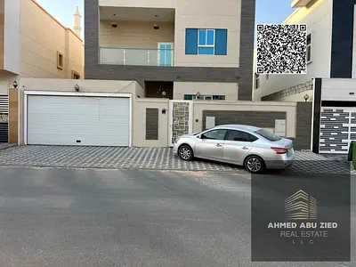 Villa for annual rent in Al Yasmeen. 5 bedrooms, 8 bathrooms, majlis, dining hall, maid’s room, automatic garage. AED 100,000, 4 cheques. Direct owner