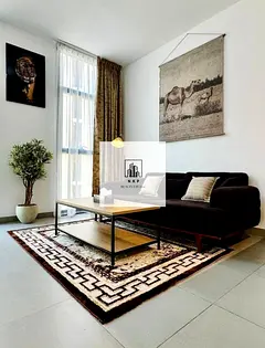 Spacious luxurious lush fully furnished partition studio apartment vacant unit