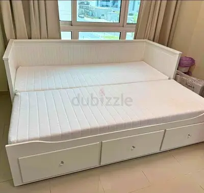 Ikea hemnes day bed with mattress 2