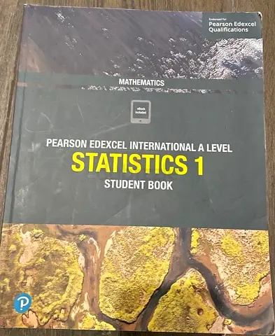 Pearson Edexcel International A Level Statistics 1 Student Book