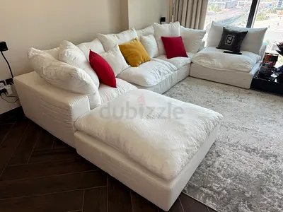 Marina home Modular sofa with footstool All