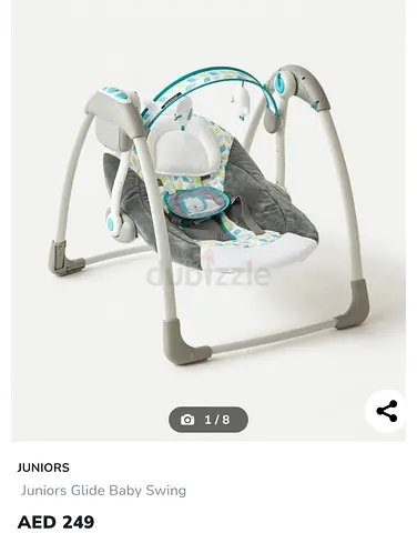 Juniors Glide Baby Swing - Comfortable Electric/Battery Swing (Good Condition)