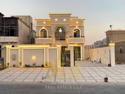 فيلا مميزة للبيع في الروضة 1 – عجمان، بمساحة أرض 5,000 قدم²، تتميز بتصميم واسع ومناسب للعائلة، مع طابقين وروف بالإضافة إلى مسبح خاص، لتوفر مساحات مريح