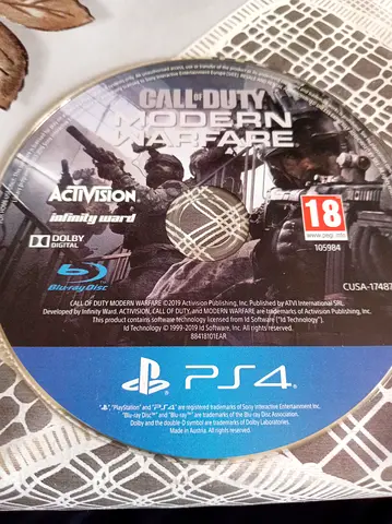 CALL OF DUTY MODERN WARFARE (PS4)