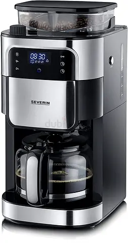 SEVERIN - Drip coffee maker with grinder up to 10 cups, filter coffee maker/American coffee maker