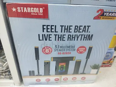 Sound system 5+1 speaker with warranty