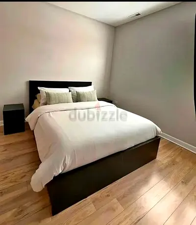 Ikea Queen size bed with mattress and storage drawers