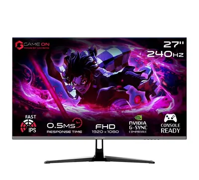 27 inch Gaming Monitor, E-sports Series 1920x1080p FHD IPS, 0.5ms Response Time, 240Hz Refresh Rate
