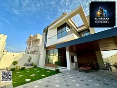 Own a luxury villa in Al Rawda at a price that includes electricity, water, and air conditioning.