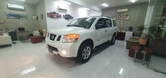 نيسان ارمادا فل اوبشن 2015 خليجي بحالة الوكالة Nissan Armada SE 2015 GCC Specs