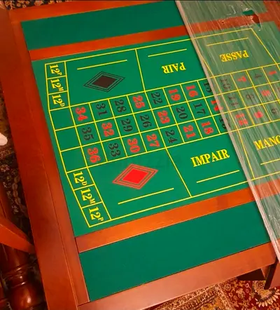 Vintage Wooden Italian Roulette/ Casino Table. New. Unused. Worth Over AED 30K. Selling: AED. 13,900
