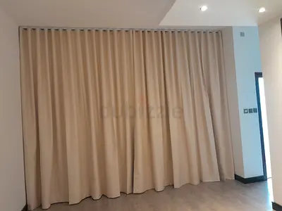 Furniture and curtain