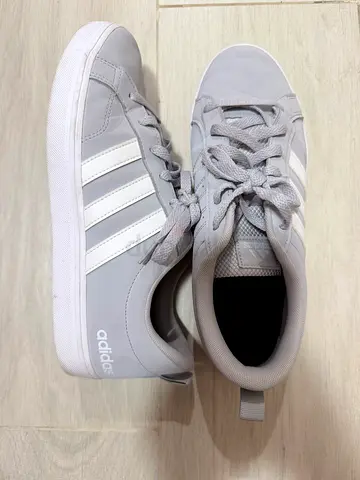 Light grey Adidas sneakers - men's casual shoes, size US 8.5