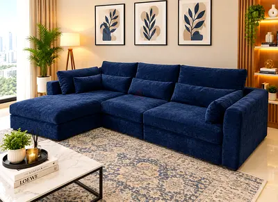 . Blue Sofa Bed

Modern Blue Sofa Bed

Comfortable seating & sleeping area

Stylish contemporary d