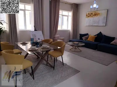 شقة غرفة وصالة مع بلكونة I بمقدم 30.000 درهم واقساط علي 7 سنوات I قرية الاميرة عحمان