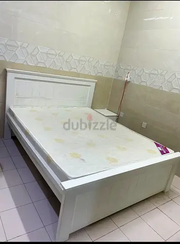 double bed with mattress for sale