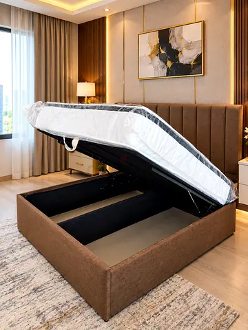 Queen Premium Quality Hydraulic Storage Gas Lift Bed Frame New Available