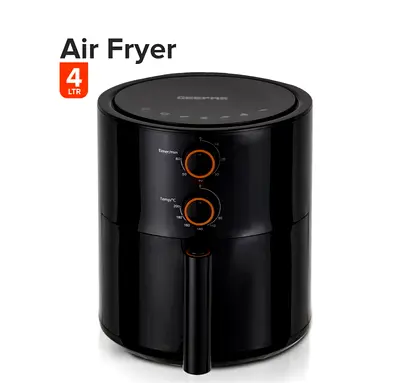 4L Black Air Fryer - Compact Countertop Cooker (Used)
