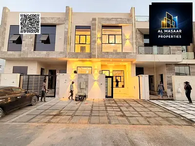 A two-story unit with a roof terrace in Al Helio, Ajman. The price includes registration fees, as w