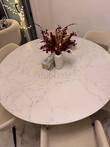 Luxury marble dining set