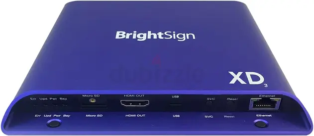 BrightSign XD1033 | 4K Advanced HTML5 Expanded I/O Player