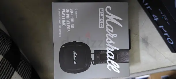 Marshall Major IV Wireless Over-Ear Headphones - Black (Boxed)