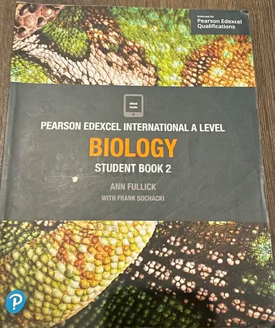 Pearson Edexcel International A Level Biology Student Book 2