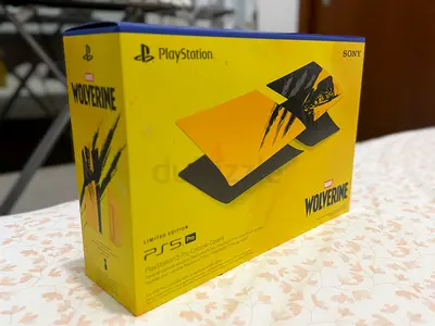 Limited Edition PS5 Pro Wolverine Yellow Console Covers (New in Box)