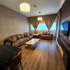 Furnished 2BHK apartment for monthly rent in Al Rashidiya – Ajman One Towers ✔️ Includes all u