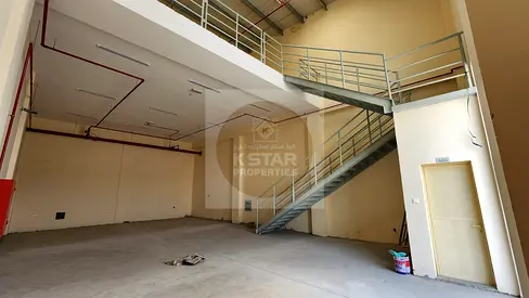 Warehouse (Ground + Mezzanine) Available for Rent in Al-Jurf, Ajman