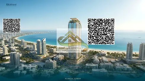 مقدم 5% تملك استديو في برج الوطن الجديد على البحر