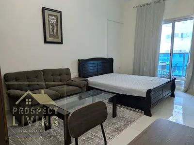 Huge Balcony | Vacant | Close to Bus Stop | Spacious and Clean Studio | Fully Furnished |