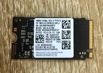 SAMSUNG NVMe 128GB SSD