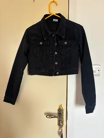 Black Denim Jacket for Women
