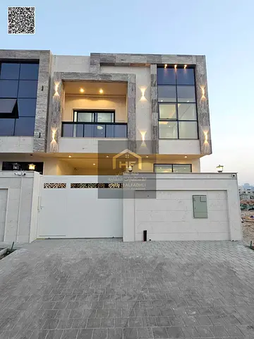فلل تاون هاوس مودرن للبيع في الحليو عجمان - 5 غرف ماستر ومطبخ تحضيري (شامل التسجيل)