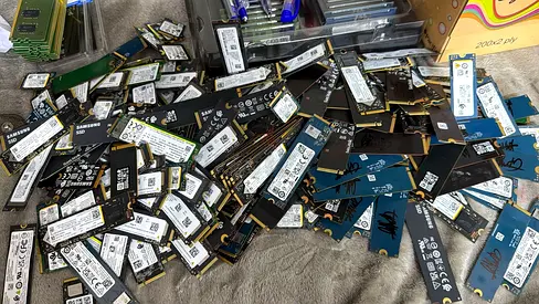 Pulled nvme 256 &512 &1tb