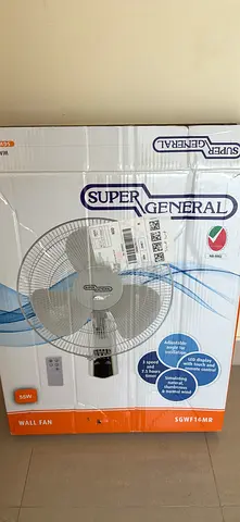 Super General 16-inch Wall Fan with Remote Control SGWF16MR