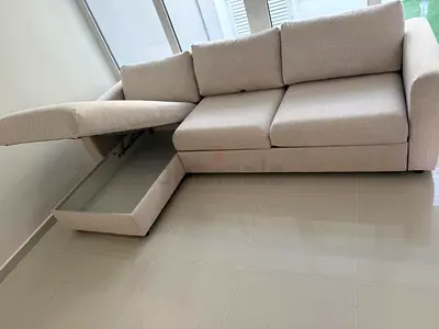 Excellent condition Ikea vimle lshape sofacumbed under storage