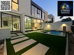 Luxury villa featuring 4 master bedrooms and a swimming pool, equipped with a full smart home system
